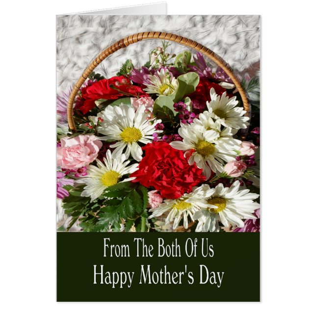 Karte der Mutter Tagesvon den beiden von uns (Vorne)