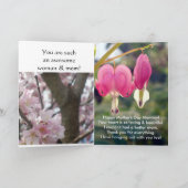 Karte der Mutter Tagesvon einem Kind zur Mama (Innenseite)