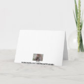 Karte der Mutter-und Baby-Affe-Mutter Tages (Rückseite)