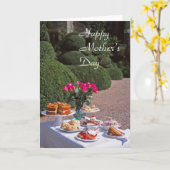 Karte der Nachmittagsteemutter Tages (Gelbe Blume)