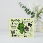 Karte der Nationalparks von Illinois (Stehend Vorderseite)