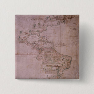 Karte der neuen Welt, c.1532 Button