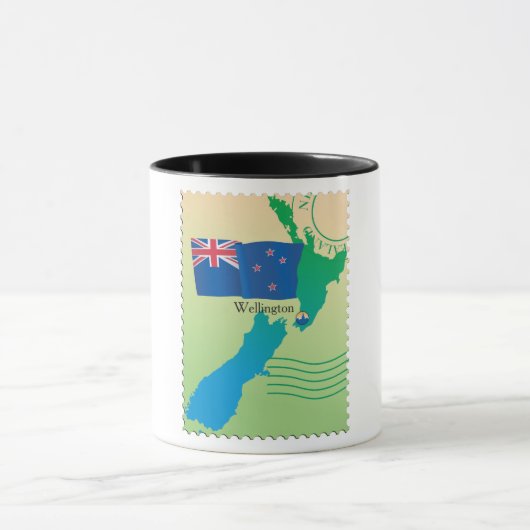 Karte der neuseeländischen Tasse (Zentrum)