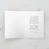 Karte der Nichten-Mutter Tagesmit Blumen und (Innenseite)