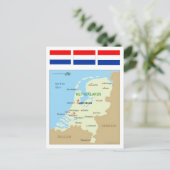 Karte der Niederlande (Stehend Vorderseite)