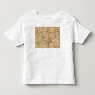 Karte der Nord- und mittleren Staaten 2 Kleinkind T-shirt