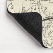 Karte der Nordpazifikbahn Mousepad (Ecke)