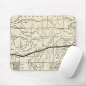 Karte der Nordpazifikbahn Mousepad (Mit Mouse)