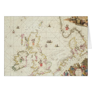 Karte der Nordsee, c.1675