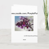 Karte der Orchideen-Mutter Tages (Rückseite)