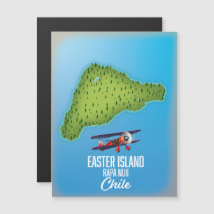 Karte der Osterinsel Rapa Nuii