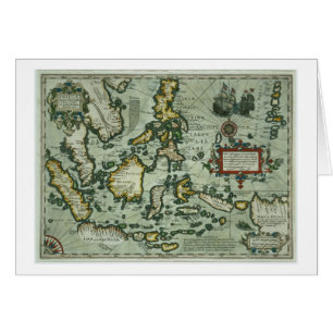 Karte der Ostinseln, Kneipe. 1635 in Amsterdam (ha