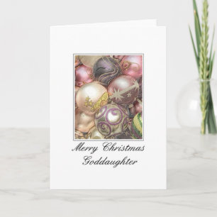 Karte der Patenttochter-frohen Weihnachten