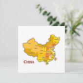 Karte der patriotischen China (Stehend Vorderseite)