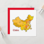 Karte der patriotischen China (Vorderseite/Rückseite Beispiel)