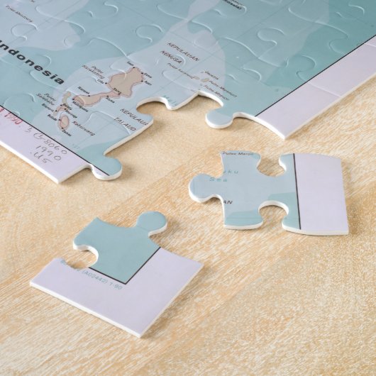 Karte der Philippinen (1990) Puzzle (Seite)