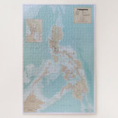 Karte der Philippinen (1990) Puzzle (Vertikal)