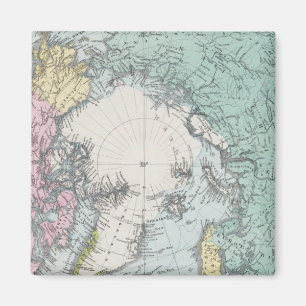 Karte der Polarmeere Magnet