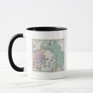 Karte der Polarmeere Tasse
