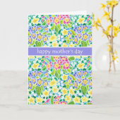 Karte der Primel-Mutter Tages (Gelbe Blume)