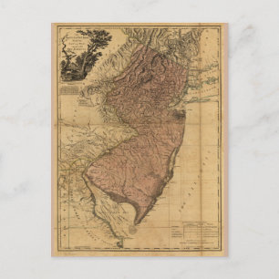 Karte der Provinz New Jersey (1777)