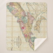 Karte der Provinz Nova Scotia 2 Sherpadecke (Vorderseite)