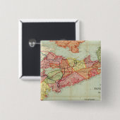 Karte der Provinz Nova Scotia 4 Button (Vorne & Hinten)