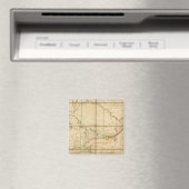 Karte der Provinz Oberkanada Magnet (In Situ (Geschirrspüler))
