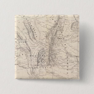 Karte der Provinzen Cordova und San Luis Button