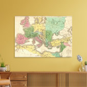 Karte der Provinzen im Römischen Reich Leinwanddruck (Insitu (Wohnzimmer))