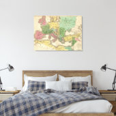 Karte der Provinzen im Römischen Reich Leinwanddruck (Insitu (Schlafzimmer))