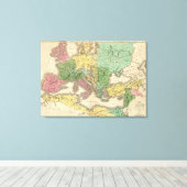 Karte der Provinzen im Römischen Reich Leinwanddruck (Insitu (Holzboden))