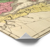 Karte der Provinzen im Römischen Reich Poster (Ecke)