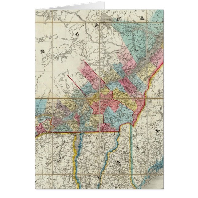 Karte der Provinzen Kanadas (Vorne)