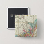 Karte der Provinzen Kanadas Button (Vorne & Hinten)