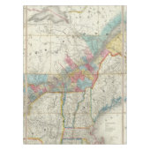 Karte der Provinzen von Kanada Tischdecke (Vorderseite)