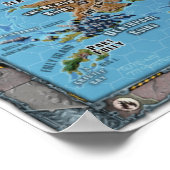 Karte der Region Crossroads Gazetteer Poster (Ecke)