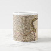 Karte der Region Venedig, Italien Jumbo-Tasse (Vorderseite)