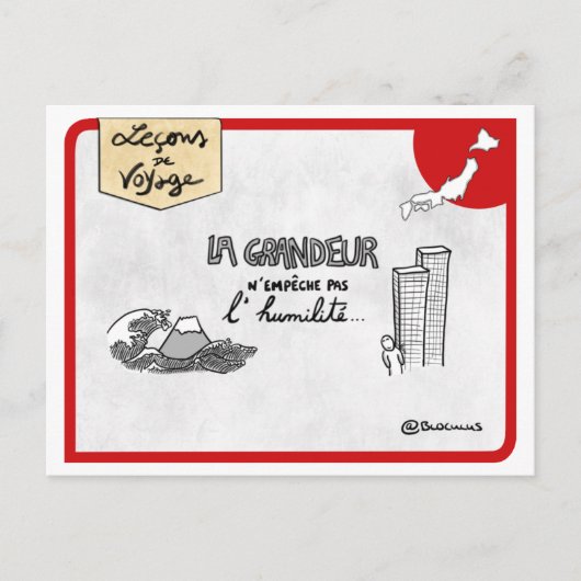 Karte der Reise: Demut nach japanischem Vorbild (Vorderseite)