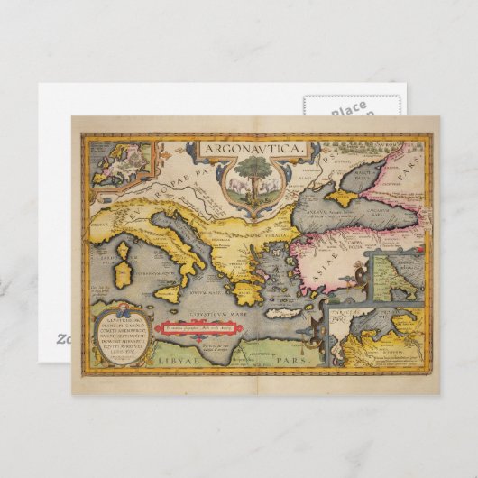 Karte der Reise der Argonauten (Vorne/Hinten)