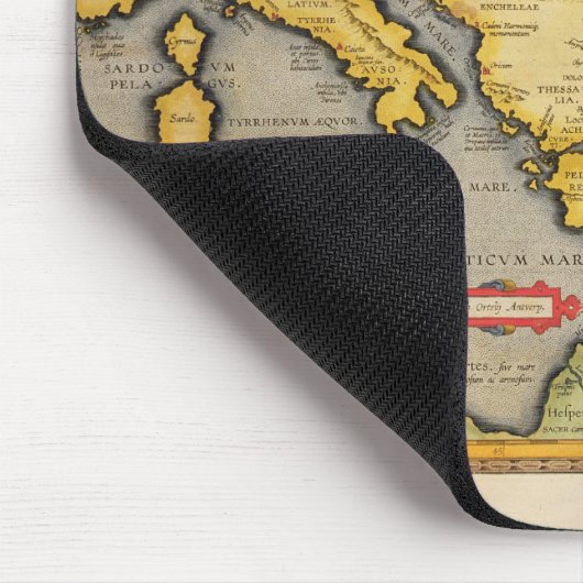 Karte der Reise der Argonauten Mousepad (Ecke)