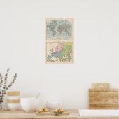 Karte der Religionen in Europa Poster (Küche)