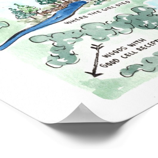 Karte der Richard E Rich Academy Poster (Ecke)