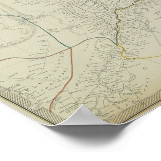 Karte der River Systems Poster (Ecke)