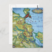 Karte der Schlacht von Corunna (Vorne/Hinten)