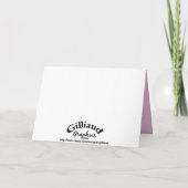 Karte der Schmetterlings-Mutter Tages (Rückseite)