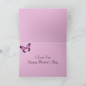 Karte der Schmetterlings-Mutter Tages (Innenseite)