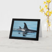 Karte der Schwertwal-/Killerwal-Mutter Tages (Gelbe Blume)