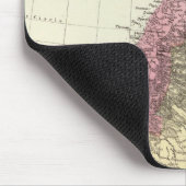 Karte der skandinavischen Königreiche Mousepad (Ecke)