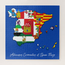 Karte der spanischen Autonomen Gemeinschaften